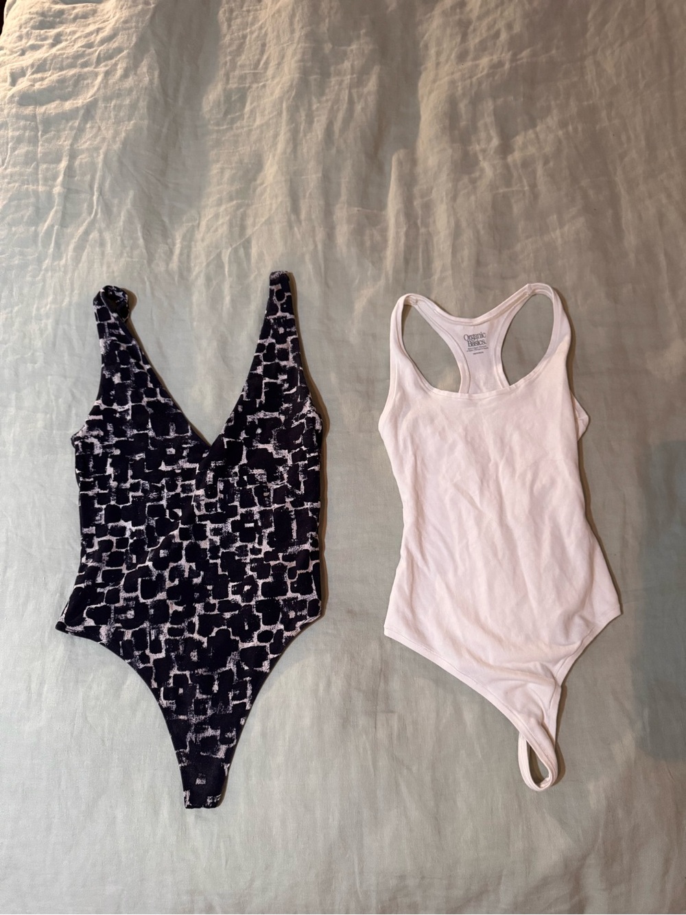 White & Navy/White Bodysuit Bundle